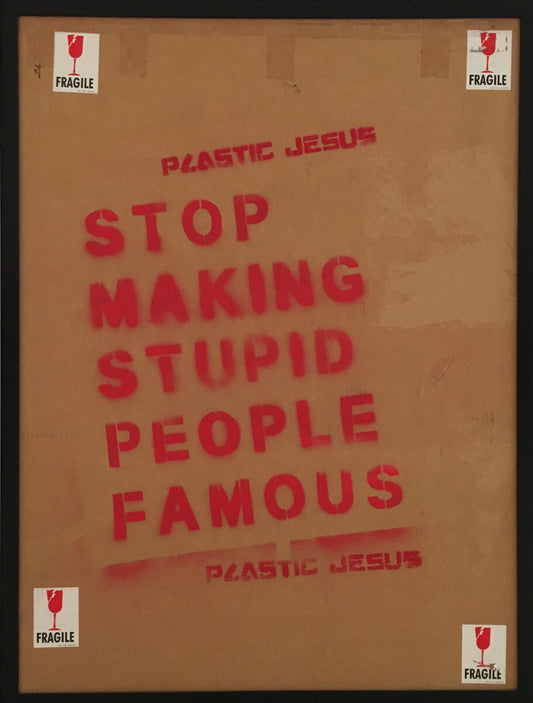 Stop Making Stupid People Famous by Plastic Jesus