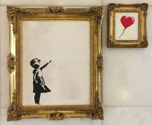 Girl with Balloon by Mrs. Banksy