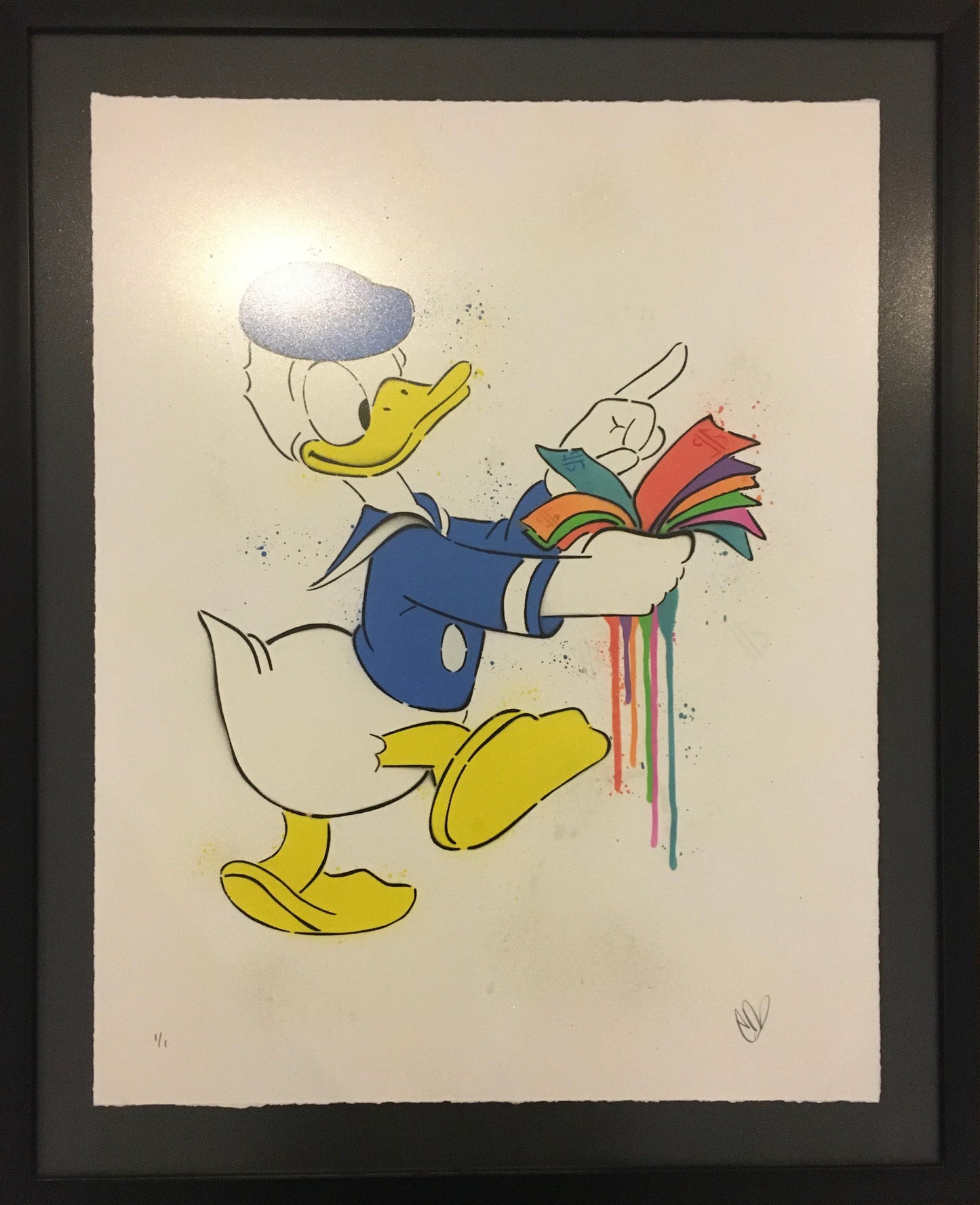 Donald Duck Counting Money by European Bob