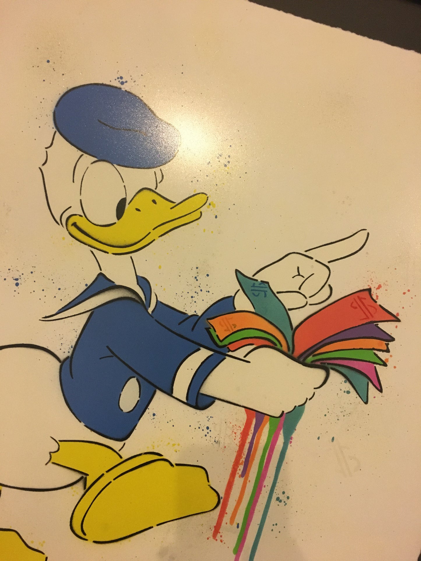 Donald Duck Counting Money by European Bob