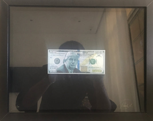 Trump bank - $100 bill by Plastic Jesus